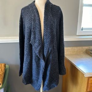 Abercrombie & Fitch blue cardigan with collar sz L
